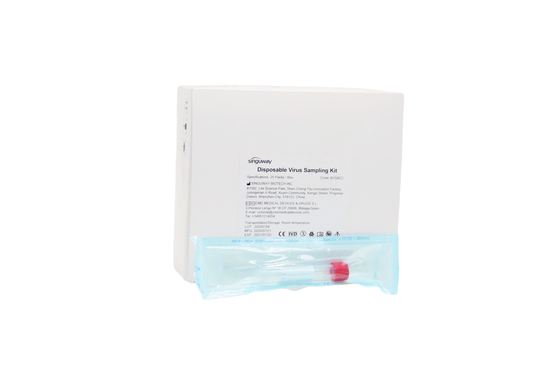 10ml μέσος μίας χρήσης σωλήνας συλλογής ABS VTM εξαρτήσεων δειγματοληψίας ιών μεταφορών