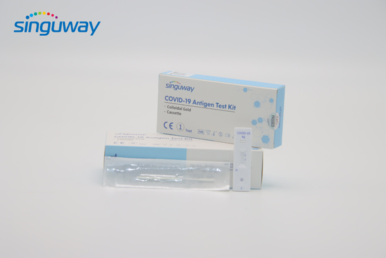 CE Coronavirus Ag κατάλληλη προσωπική δοκιμή πατσαβουρών κασετών δοκιμής αντιγόνων γρήγορη