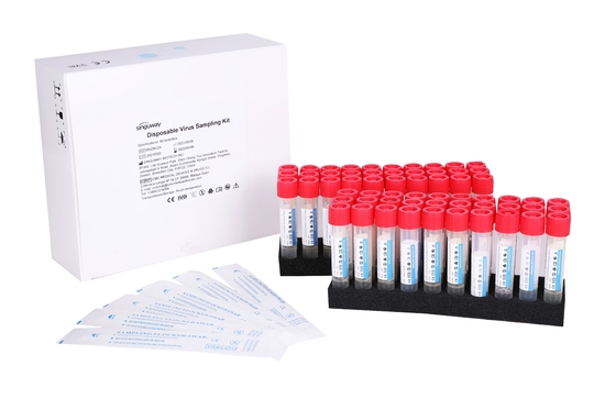 7ml μέσος ρινικός προφορικός σωλήνας πολιτισμού πατσαβουρών μεταφορών ιών εξαρτήσεων συλλογής δειγμάτων σαλίου