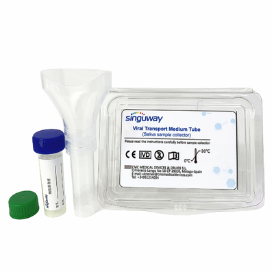 5/10mL μίας χρήσης εξάρτηση συλλογής σαλίου RNA DNA εξαρτήσεων δειγματοληψίας ιών σωλήνων για τη διάγνωση